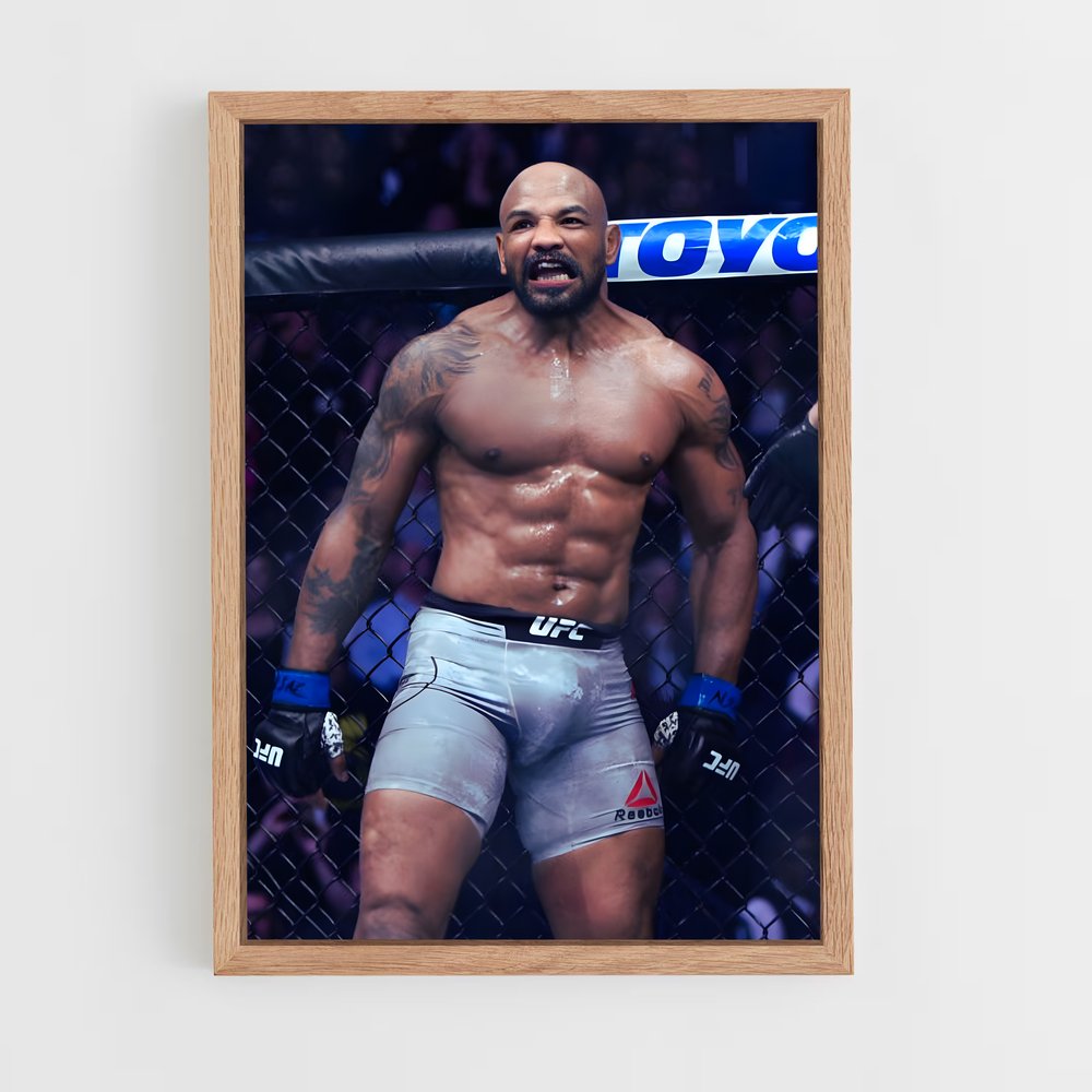 Poster Brock Lesnar vs Yoel Romero – affiche MMA (vue 4)